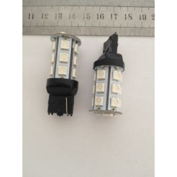 Лампа LED 7440 18 SMD (Red/Yellow)