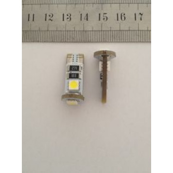 Лампа LED T10 3 SMD Can Bus
